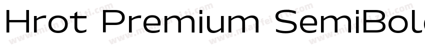 Hrot Premium SemiBold字体转换